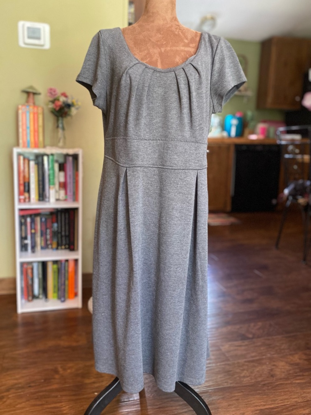 Merona grey midi dress